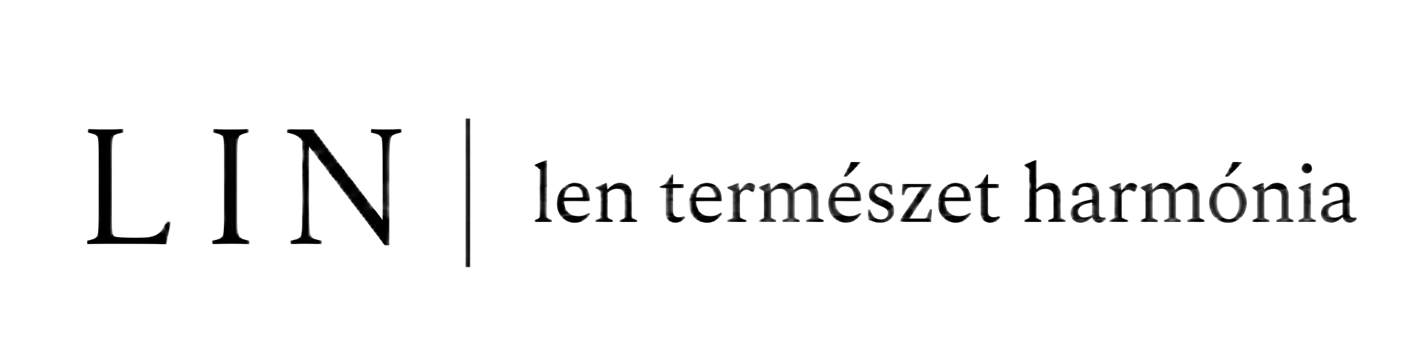L I N – len természet harmónia logó